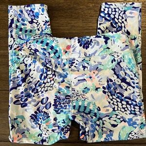 Lilly Pulitzer Oasis Wave After Wave Luxletic Leggings size L